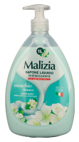 Мыло жидкое Malizia Белый мускус антибактериальное, 1л