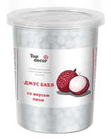 Шарики соковые джус бабл Top Decor личи, 1кг