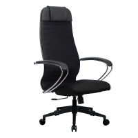 Кресло офисное Метта Комплект 23 ткань-сетка, черный, крестовина пластик