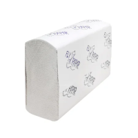 Бумажные полотенца Flypapir ECO листовые, Z-сложения, 2 слой, белые, 160шт, 272185-М