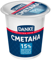 Сметана Danke 15%, 300г
