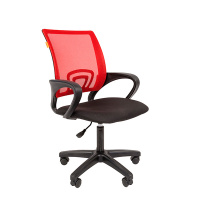 Кресло офисное Chairman 696 LT ткань, красная, крестовина пластик