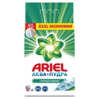 Стиральный порошок Ariel 6кг, горный родник, автомат