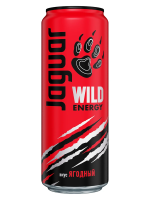 Энергетический напиток Jaguar Wild Energy ягодный, 450мл