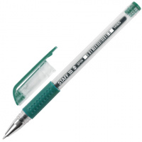 Ручка гелевая Staff зеленая, 0.5мм