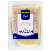 Сыр в нарезке Metro Chef Маасдам 45%, 500г