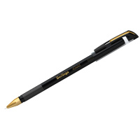 Ручка шариковая Berlingo xGold черная, 0.5мм, черный корпус