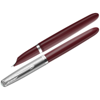 Ручка перьевая Parker '51 Burgundy CT', черная, 0,8мм, подарочная упаковка