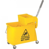 Тележка уборочная Экоколлекция одноведерная, 2 отделения по 10л, с отжимом