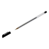 Шариковая ручка Стамм 800 черная, 0.7мм