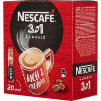 Кофе порционный Nescafe Classic, 20шт/уп, шоу-бокс