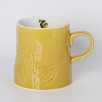 Кружка Рельеф цветы, 500мл