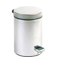 Мусорное ведро с педалью Nofer нерж.сталь 12л, матовое, 09100.12.S