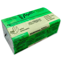 Бумажные полотенца Motti листовые, V-сложения, 1 слой, светло-серые, 250шт, 263250-М