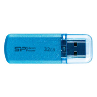 USB флешка Silicon Power Helios 32GB, 10/5 мб/с, голубой