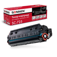 Картридж лазерный Sonnen SC-725 черный