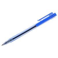 Шариковая ручка Стамм 500 синяя, 0.7мм, тонированный корпус