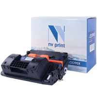 Картридж лазерный Nv Print CE390X (№90X) черный, для HP LJ M602/M603/M4555, (24000стр.)