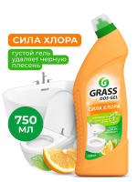 Чистящее средство для сантехники Grass Dos Gel 750мл, сила цитрусов, 125678