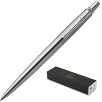 Шариковые ручки класса Люкс Parker Jotter Essential M, серебристый корпус, 1953170