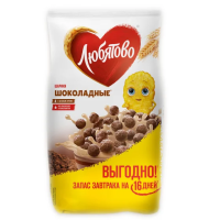 Готовый завтрак Любятово Шарики шоколадные, 500г