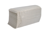 Бумажные полотенца листовые, 1 слой, 21х21.5см, серые, 250шт