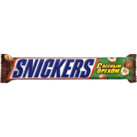 Батончик шоколадный Snickers Лесной орех, 81г