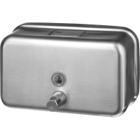 Дозатор для жидкого мыла Luscan Professional горизонт 1200мл металл