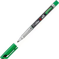 Маркер перманентный Stabilo Write-4-All зеленый, 1 мм, круглый наконечник