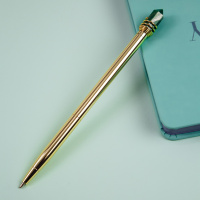 Ручка шариковая автоматическая MESHU 'Gloss crystal' синяя, 1,0мм