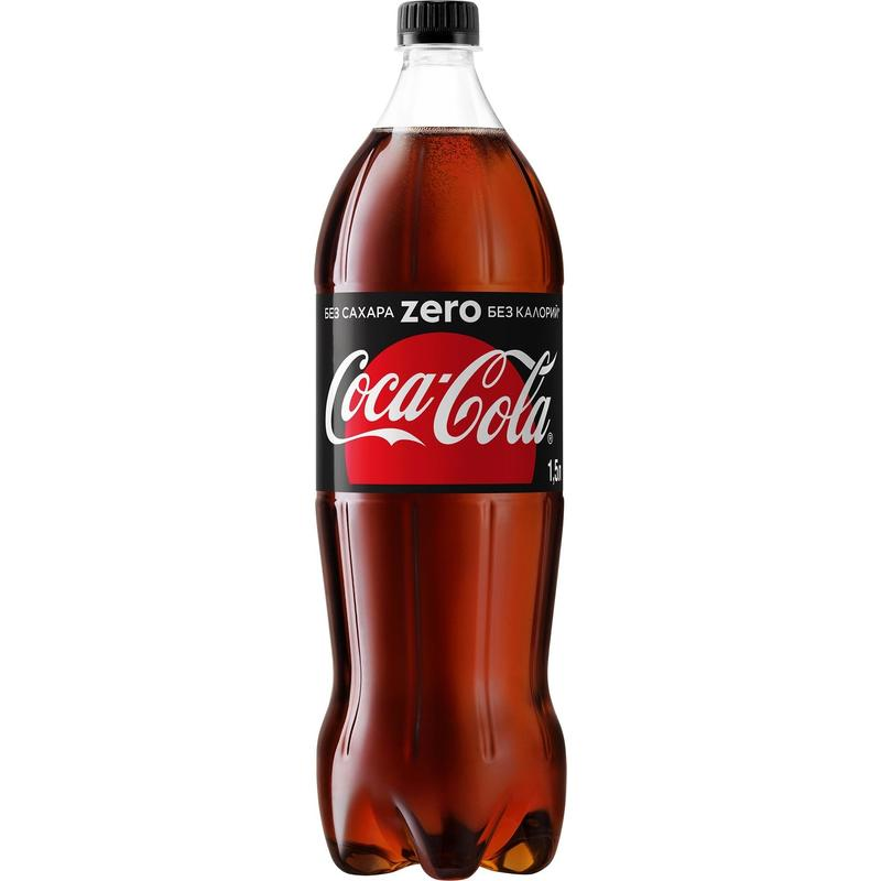 фото: Газированный напиток Coca-Cola без сахара 1,5л
