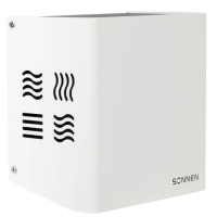 Сушилка для рук SONNEN HDR-1200W, 1200 Вт, производство РОССИЯ, антивандальная, 12 м/с, сталь, 70187