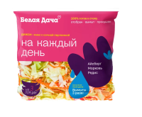 Салатная смесь Белая Дача Дижон айсберг морковь и редис, 150г