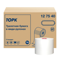 Туалетная бумага Tork Universal T6, 127540, в рулоне, 135м, 1 слой, белая