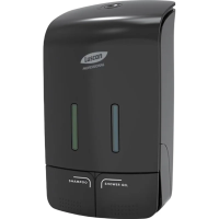 Дозатор для жидкого мыла Luscan Prof Etalon 2x550мл черный 151052