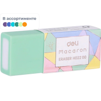 Ластик Deli Macaron 50x20x1мм, ассорти