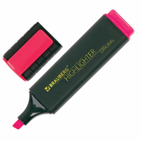 Текстовыделитель Brauberg Original розовый, 1-5мм