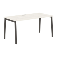 Стол прямой ELST 1580 Ясень Траун/Мокко 1560х800х750 EDIS