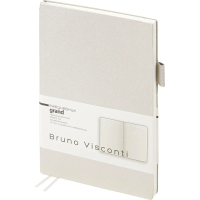 Ежедневник недатированный А5 GRAND серебро, 128л 3-774/12