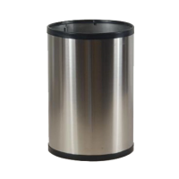 Мусорное ведро с педалью Nofer нерж.сталь 10л, круглое, 14096.2.S