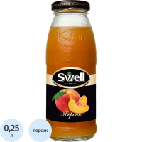 Нектар  SWELL персик для детского питания 0,25л х 8 шт