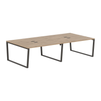 Стол 4-х местный EVWST 3116 Дуб Денвер светлый/Мокко 3126х1606х750 EDIS