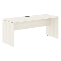 Стол прямой EDST 1767 Ясень Траун/Черный 1760х670х750 EDIS