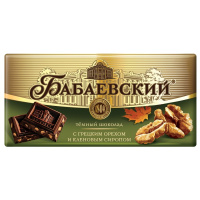 Шоколад Бабаевский грецкий орех-кленовый сироп, 90г