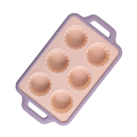 Форма для маффинов Attribute Aurora 6 ячеек, 34 x 19.5 x 3см