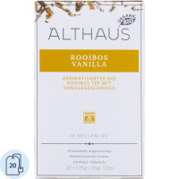 Чай Althaus Rooibush Strawberry Cream, ройбуш, 20 пакетиков