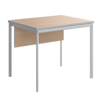 Стол прямой Skyland Imago-S СП-1SD, клен/алюминий, 900х720х755мм