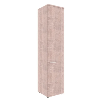 Шкаф-колонка высокий Skyland Xten XHC 42.1, дуб сонома, 432х432х1955мм, с глухой дверью, с топом