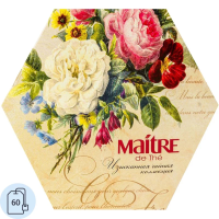 Чай Maitre Цветы 12 вкусов, 60 пакетиков