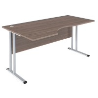 Стол прямой Skyland Imago-M CA-1M, эргономичный, левый, ясень шимо, 1600х900х755мм